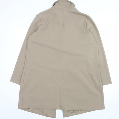 Nina Leonard Women’s Beige Long Overcoat 2XL Regular Fit Classic Style