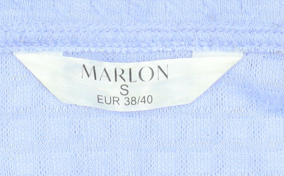 Marlon Women Blue Size 12 Shawl Collar Suit Jacket