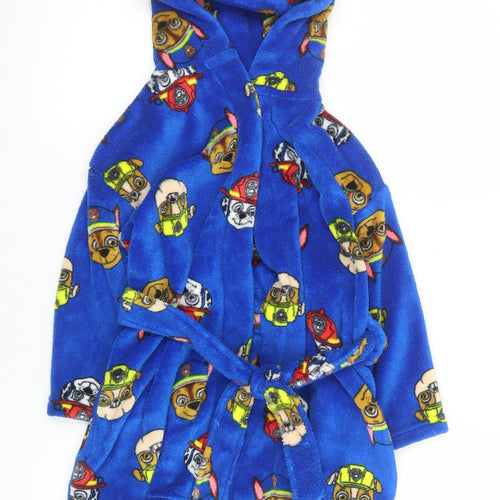 Next Boys Blue PAW Patrol Fleece Hooded Robe 3-4 Years