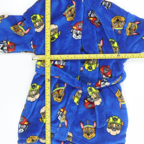 Next Boys Blue PAW Patrol Fleece Hooded Robe 3-4 Years