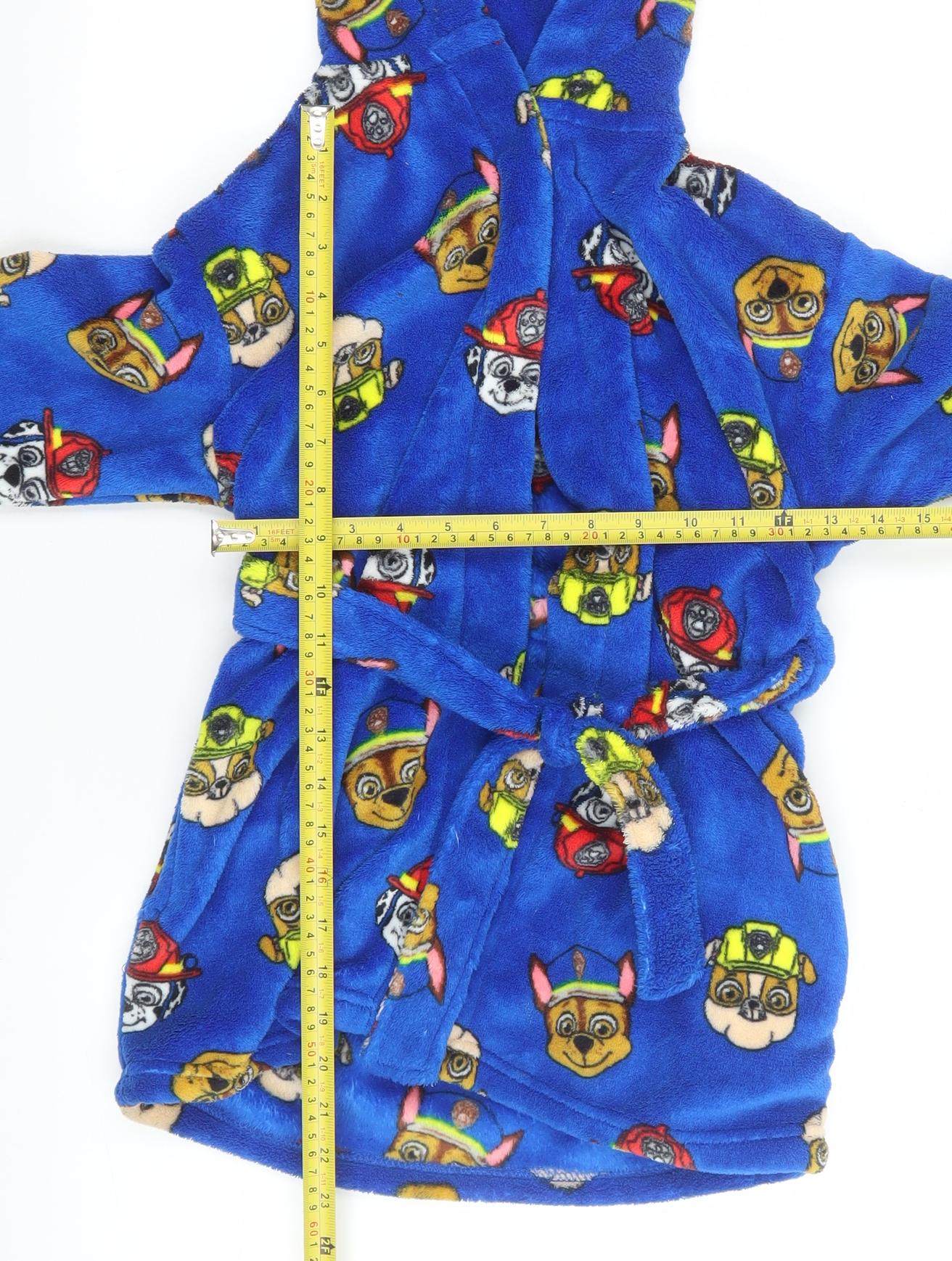 Next Boys Blue PAW Patrol Fleece Hooded Robe 3-4 Years