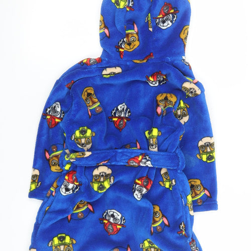 Next Boys Blue PAW Patrol Fleece Hooded Robe 3-4 Years