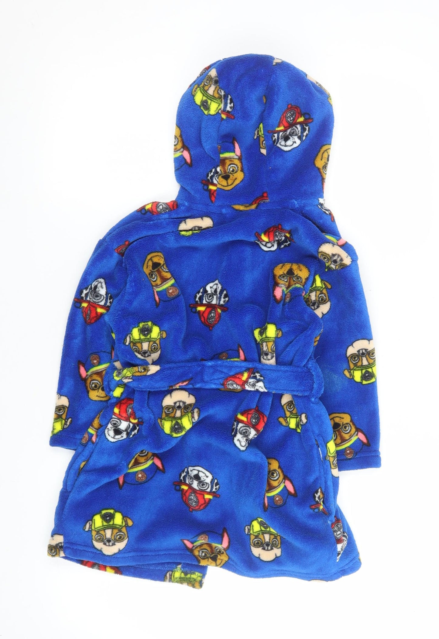 Next Boys Blue PAW Patrol Fleece Hooded Robe 3-4 Years