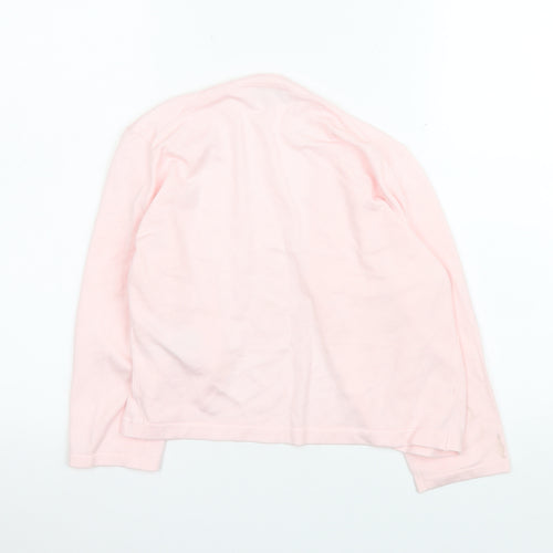 Hobbs Women’s Pink Knit Open Cardigan Size M Lightweight