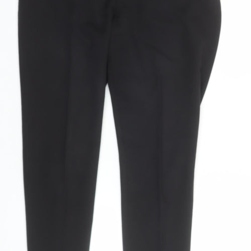 Wallis Women Black Slim Fit Tapered Trousers Size 12