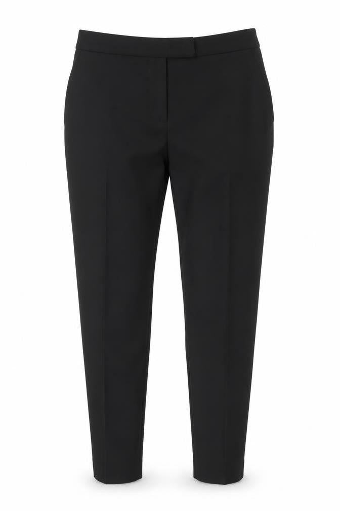 Wallis Women Black Slim Fit Tapered Trousers Size 12