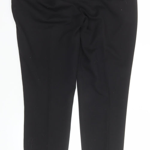 Wallis Women Black Slim Fit Tapered Trousers Size 12