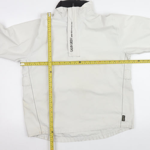 Galvin Green Men's White S Windbreaker Gore-Tex Golf Jacket