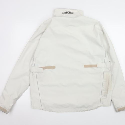 Galvin Green Men's White S Windbreaker Gore-Tex Golf Jacket