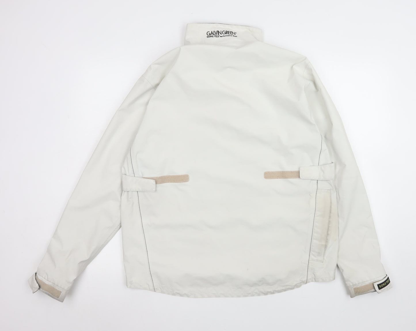 Galvin Green Men's White S Windbreaker Gore-Tex Golf Jacket