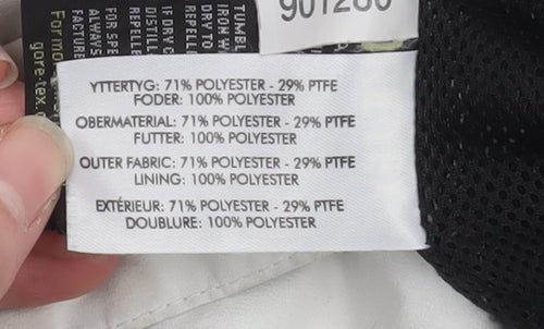 Galvin Green Men's White S Windbreaker Gore-Tex Golf Jacket