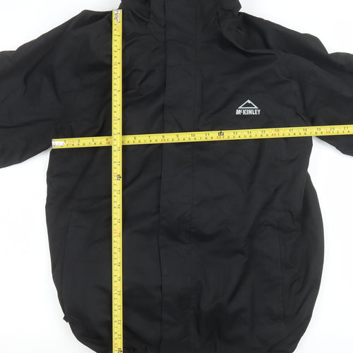McKINLEY Men's Black Windproof Water Resistant Jacket M