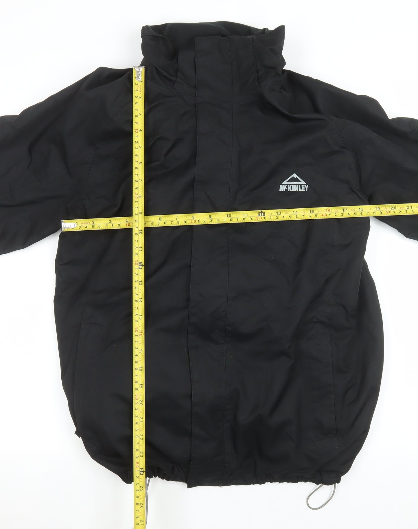 McKINLEY Men's Black Windproof Water Resistant Jacket M