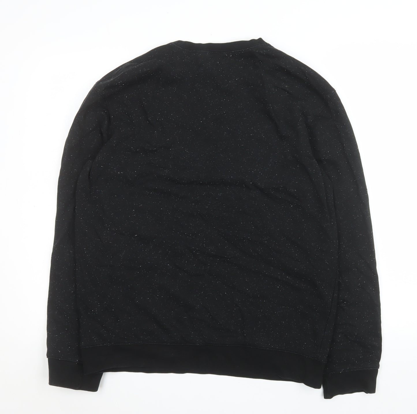 H&M Men's Black Regular Fit Crew Neck Sweatshirt Size M