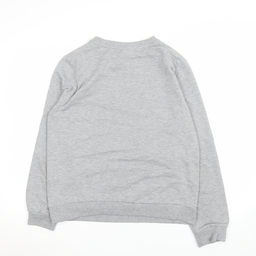 Disney Women’s Grey Eeyore Long Sleeve Crew Neck T-Shirt S