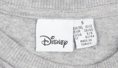 Disney Women’s Grey Eeyore Long Sleeve Crew Neck T-Shirt S