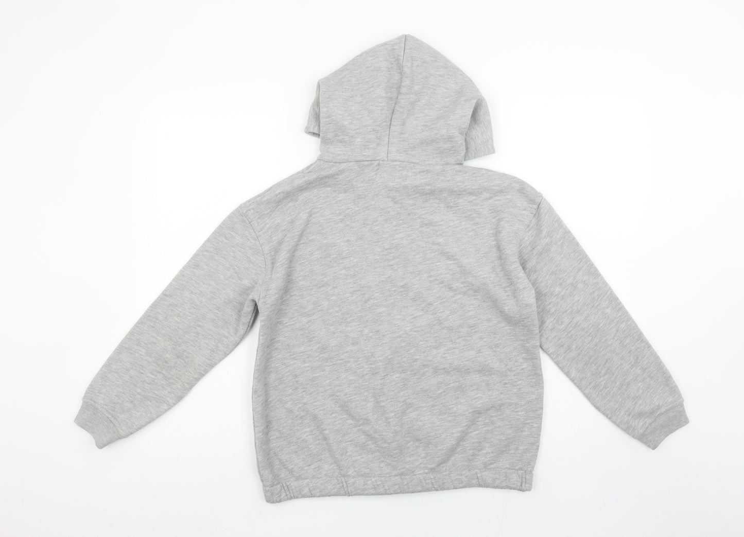 Zara Girls Grey California Pullover Hoodie 11-12 Years Regular Fit