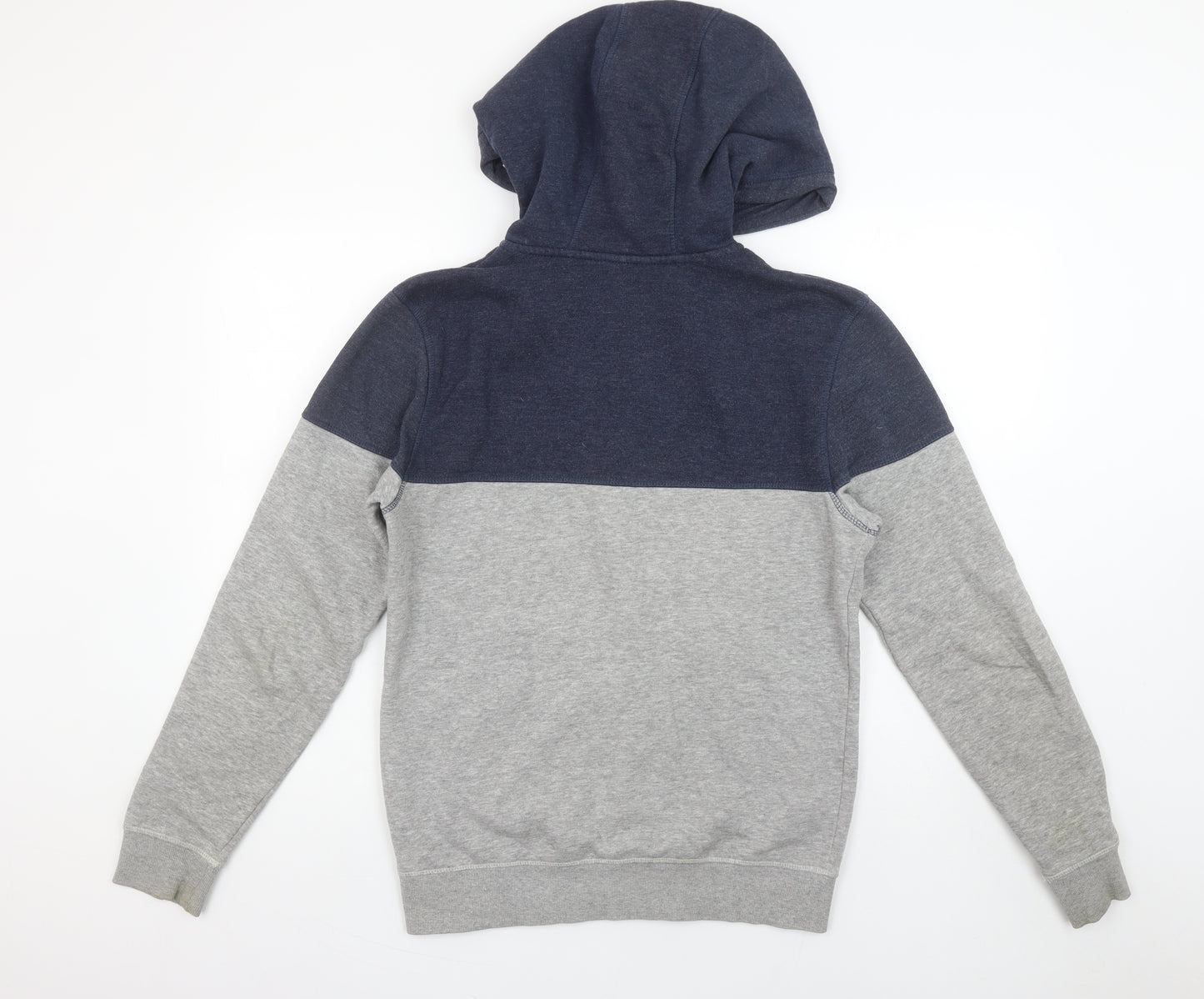 H&M Divided Men's Grey Blue Full Zip Hoodie Size S