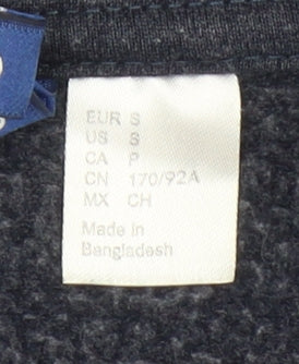 H&M Divided Men's Grey Blue Full Zip Hoodie Size S