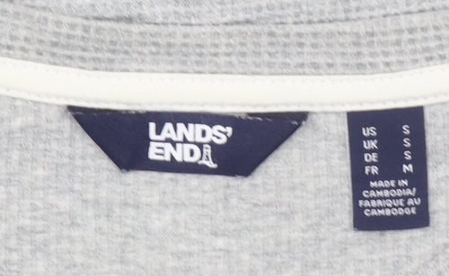Lands' End Men's Grey Small Pullover Crew Neck Sweatshirt