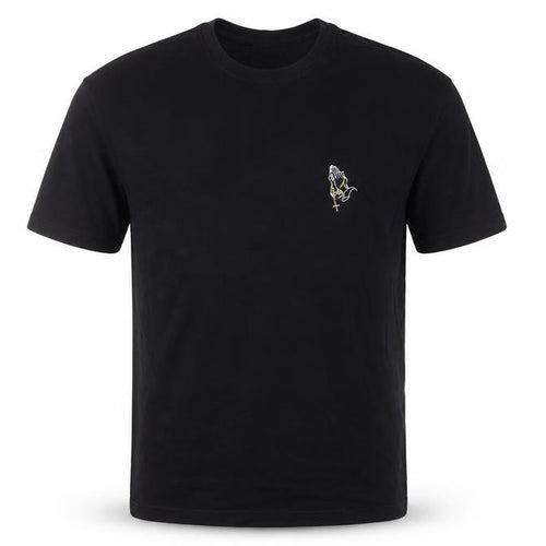 Cooke Collecti Men's Black Medium Cotton Graphic T-Shirt