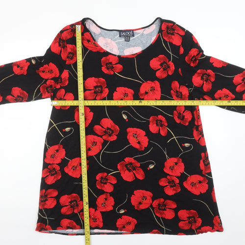 Saloos Women’s Multicoloured Floral Tunic Top Size 22