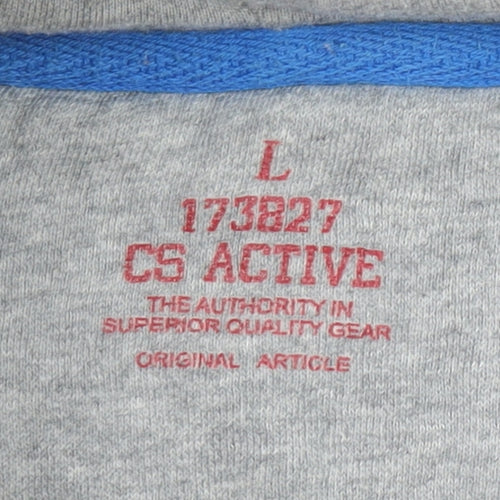 Cedarwood State Men's Grey Pullover Hoodie Size L Regular Fit