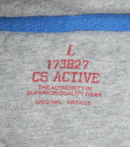 Cedarwood State Men's Grey Pullover Hoodie Size L Regular Fit