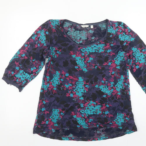 FatFace Women’s Multicoloured Floral Tunic Blouse Size 10