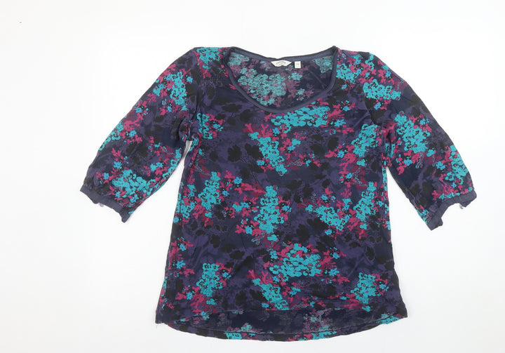 FatFace Women’s Multicoloured Floral Tunic Blouse Size 10