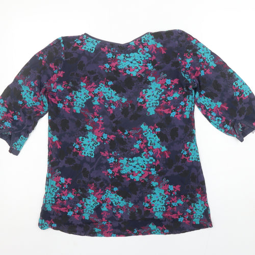 FatFace Women’s Multicoloured Floral Tunic Blouse Size 10