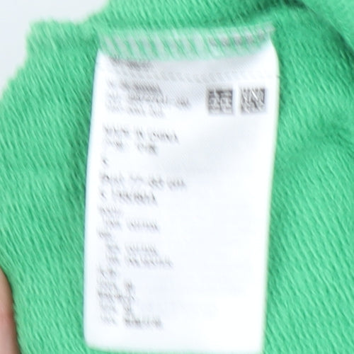 Uniqlo Women Green Crew Neck Pullover Sweatshirt Size S