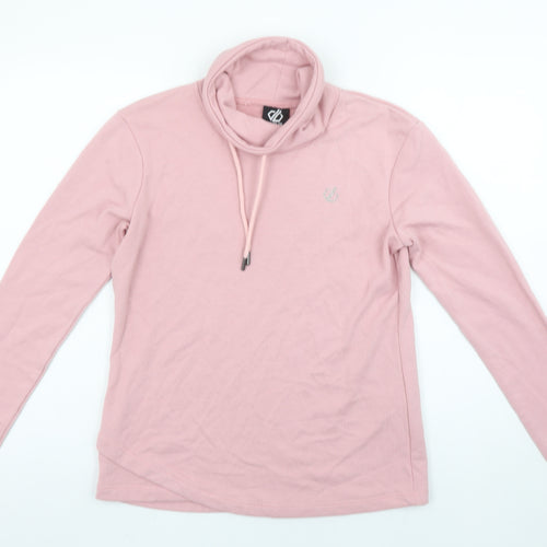 Dare 2B Women Pink Size 8 Cowl Neck Pullover Sweatshirt