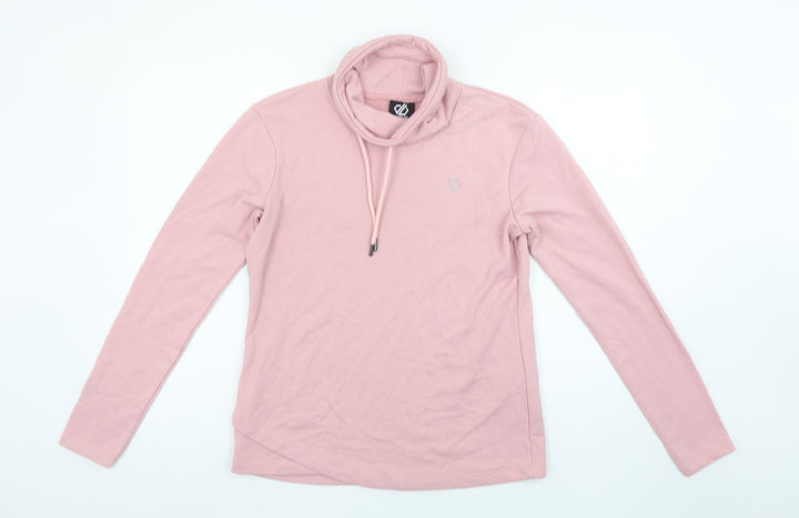Dare 2B Women Pink Size 8 Cowl Neck Pullover Sweatshirt