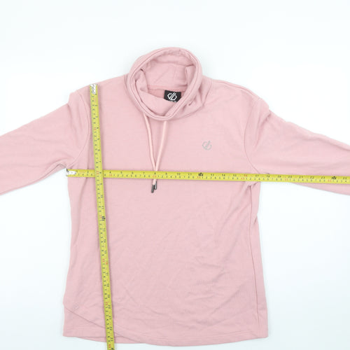 Dare 2B Women Pink Size 8 Cowl Neck Pullover Sweatshirt