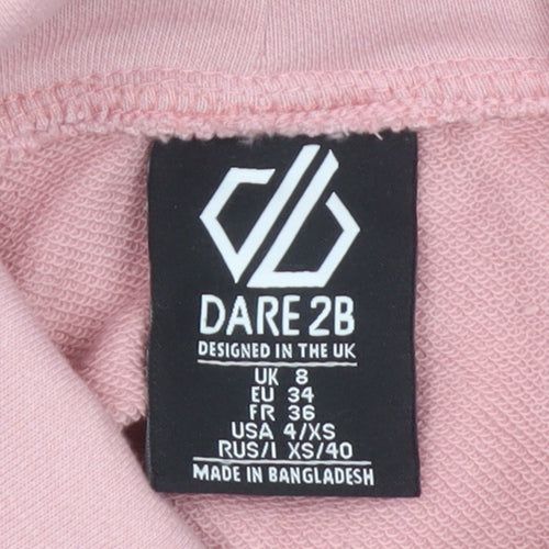 Dare 2B Women Pink Size 8 Cowl Neck Pullover Sweatshirt