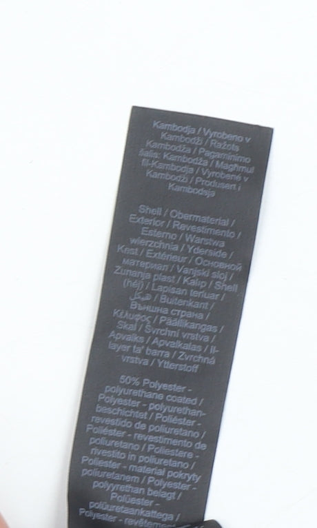 Vero Moda Women's Black Faux Leather Biker Jacket L