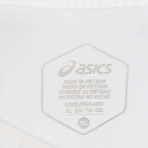 ASICS Women's White XL Athletic Skort Polyester Stretch Sportswear
