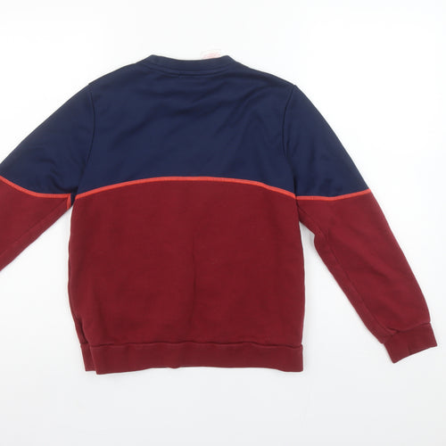 Adidas Girls Multicoloured 11-12 Years Crew Neck Pullover Sweatshirt
