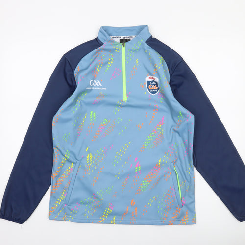 Masita Boys Blue 1/4 Zip Long Sleeve Sports Top 5 Years