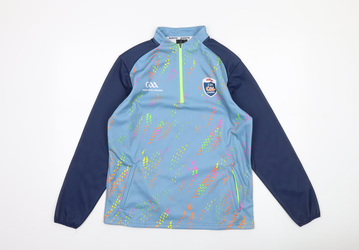Masita Boys Blue 1/4 Zip Long Sleeve Sports Top 5 Years