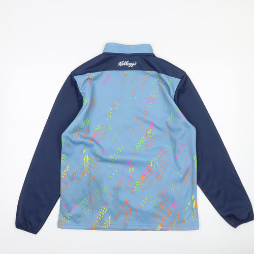 Masita Boys Blue 1/4 Zip Long Sleeve Sports Top 5 Years
