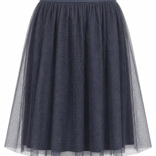 Needle & Thread Women's Blue A-Line Polka Dot Tulle Midi Skirt UK 10