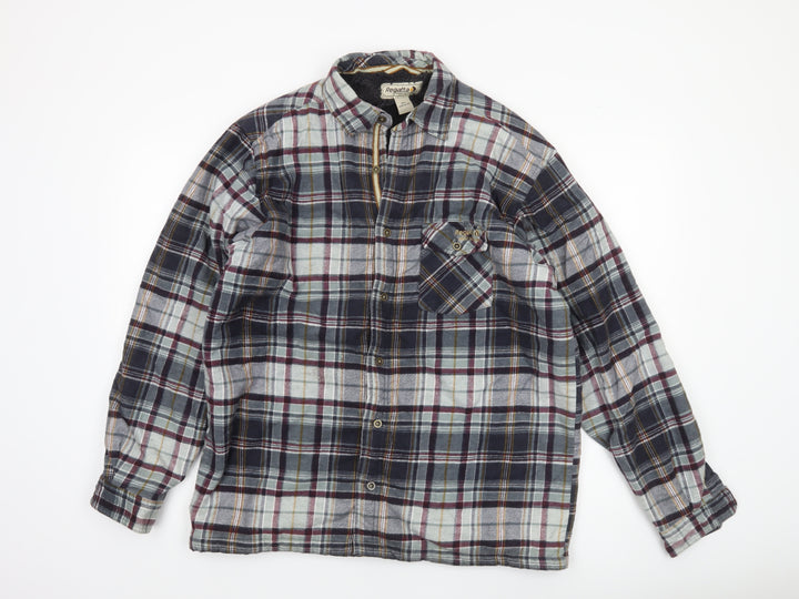 Regatta Men’s Multicoloured L Checked Lined Flannel Jacket