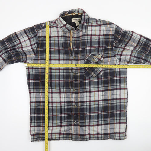 Regatta Men’s Multicoloured L Checked Lined Flannel Jacket
