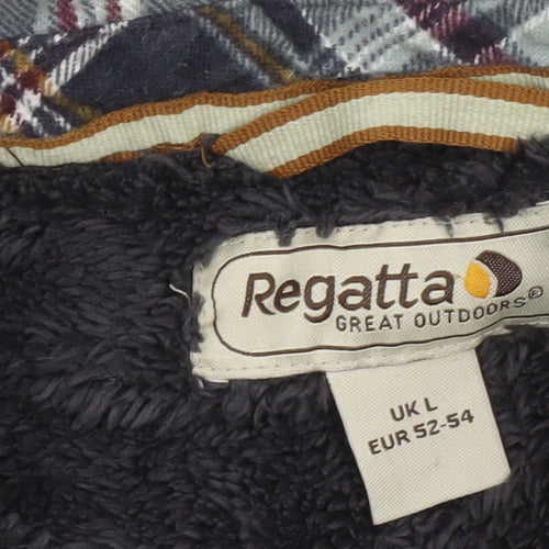 Regatta Men’s Multicoloured L Checked Lined Flannel Jacket