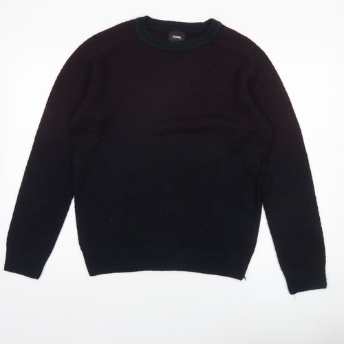 Burton Menswear London Men's Black Crew Neck Acrylic Jumper M