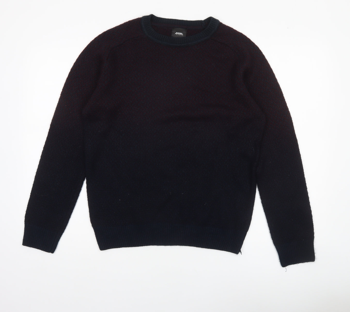 Burton Menswear London Men's Black Crew Neck Acrylic Jumper M