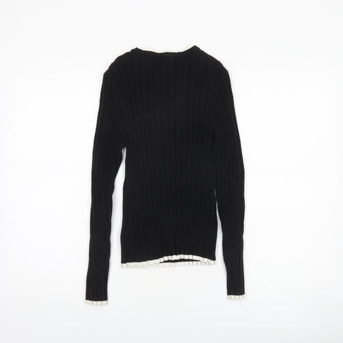Aje Athletica Women's Black Size 8 Knit Slim Fit Jumper