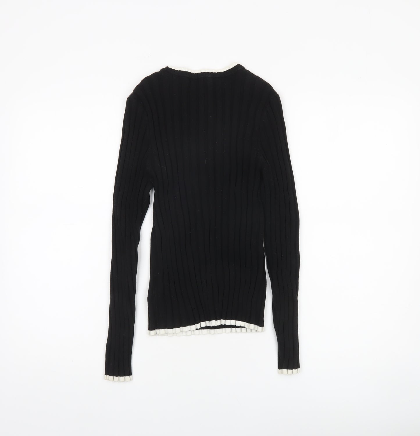 Aje Athletica Women's Black Size 8 Knit Slim Fit Jumper